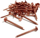 Copper Clout Nails ~ Roofing Slate, Tree Stump Killers 25,30,35,38,50mm Shingles (20, 30mm x 2.65mm)