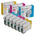 LD Remanufactured Ink Cartridges High Capacity Replacement for Epson T126 (2xCyan, 2xMagenta, 2xYellow, 6-Pack)