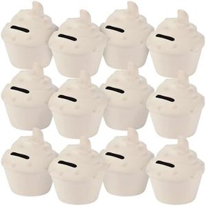 Do It Yourself Cupcake Ceramic Bank - Crafts for Kids and Fun Home Activities