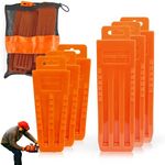 NEO-TEC 6 Pack Tree Felling Wedges, 5.5"+8" Tree Cutting Equipment, Tree Cutting Equipment with Spikes for Safe Tree Cutting