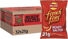 Walkers French Fries Crisps 32 x 21g Bags (Ready Salted)