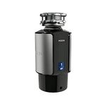 Moen GX100C Chef Series 1 HP Continuous Feed Garbage Disposal with Sound Reduction, Power Cord Included, Black