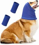 Dog Snood Dog Neck and Ears Warmer Pet Dog Hoodie Dog Ear Wrap Snood for Comfort, Anti-anxiety at Noise Place