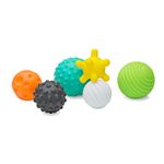 Infantino 306688 Multi Textured Ball Set, Multicoloured