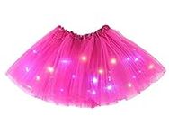 Women's LED Tutu Skirts Layered Bal