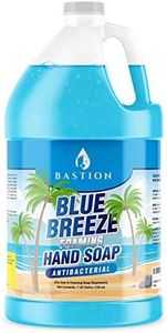 Bastion Foaming Hand Soap Refill - 1 Gallon (128oz) Antibacterial Hand Wash - Refreshing Clean Blue Breeze Scent Bulk Jug -Made In The USA