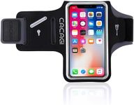 Running Phone Holder, Sweatproof Sports Arm Band with Key Pocket & Card Slot for iPhone 15/14/13/12/11 Pro for Workout Exercise Walking Gym Jogging