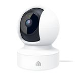 Kasa Smart 2K Security Camera for Baby monitor Pan Tilt, 4MP HD Indoor Camera with Motion Detection, Two-Way Audio, Night Vision, Cloud & SD Card Storage, Works with Alexa & Google Home (KC410S)