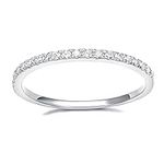 EAMTI 2mm 14K White Gold Plated Wed