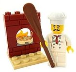 Lego Pizza Chef with Oven Minifigur