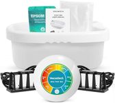 veicomtech Ionic Foot Bath Detox Machine, Foot Detox Machine at Home/Salon, Ionic Foot Spa with Upgraded Durable Basin, 2 Super Duty Arrays, 1 Epsom Salt, 10 Liners (Colorful)