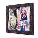 AJANTA ROYAL Personalized Collage Photo Frames for Walls Decoration (Metallic, 6" x 8" in.), Rectangular