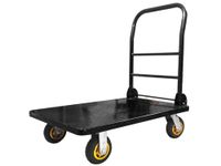 VOLTZ VZ-VPH-500 Platform Trolley 500 kg Steel Platform Truck Moving Platform Steel Hand Trolley with 360 Degree Swivel Wheels for Easy Storage