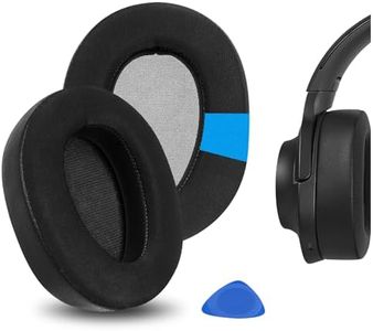 Geekria Sport Cooling Gel Replacement Ear Pads for Sony MDR-100ABN, WH-H900N Headphones Ear Cushions, Headset Earpads, Ear Cups Cover Repair Parts (Black)