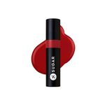 SUGAR Cosmetics Partner In Shine Transferproof Glossy Lipstick | Lasts upto 24hrs | Transferproof & Smudgeproof - 3ml - 12 Crimson Cognac