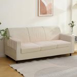 HOKIPO Plush Sofa Arm Cover 2 Pcs, Beige (AR-5151-L-BGE*2)