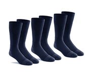 Fox River Men's Wick Dry Altura Crew Sock Liner, 3 Pack - blue - Medium