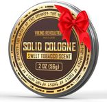 Viking Revolution Sweet Tobacco Mens Solid Cologne Men 2 Oz - Men Solid Perfume Cologne for Men - Balm Cologne for Mens Cologne Balm Travel Cologne Wax (1 pack, Sweet Tobacco)