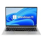 Auusda Laptop 14.1 inch Windows 11 Notebook, Full HD 1920 * 1080 IPS 100% sRGB Display, Intel J4105 Quad-Core, 8GB LPDDR4 and 256GB SSD, USB 3.0, 5GHz WIFI, Expandable Storage