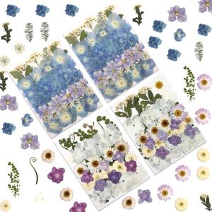 LUXEEASE 140P Hydrangea Dried Pressed Flowers