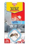 Zero In Dual Action Gel Ant Bait Station- Twinpack, Honey, Safely Enclosed, Kills Ant Nests, Ready-To-Use