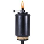 Tiki Brand Adjustable Flame 65-Inch Torch, Resin Black