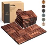 10 Pcs Interlocking Deck Tiles 12" 