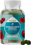 Calming Ashwagandha Gummies for Men and Women - 750mg Equivalent from 30:1 Root Extract with Zinc and Vitamin D - Tasty Adaptogen Stress Gummies for Adults for Energy & Mood Support (90 Servings)