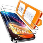 TOCOL 2 Pack for iPhone 16 Screen Protector 6.1-Inch [Instant Installation], 14FT Military Grade Shatterproof, 9H+ Hardness Tempered Glass HD Clear Full Coverage Protection No Bubbles No Dust