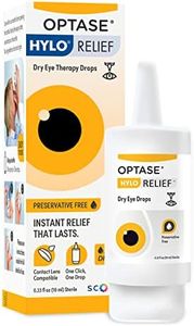 OPTASE HYLO Relief Dry Eye Drops - Fast-Acting Preservative Free Eye Drops for Dry Eyes - with Patented HYLO Delivery System - Artificial Tears for Mild to Moderate Dry Eye Relief - .33 Oz, 300 Doses