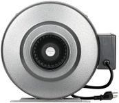 iPower 4 Inch 190 CFM Duct Inline Fan Vent Blower for Exhaust and Intake, Grounded Power Cord