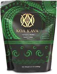 Vanuatu Koa Kava Kava Powder - 1 Kilo Premium Noble Waka Kava Tea made from Lateral Roots in Vanuatu for Authentic Relaxation. 1 Kilogram