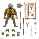 Super7 ULTIMATES! Teenage Mutant Ninja Turtles Donatello - 7" TMNT Action Figure with Accessories Classic Cartoon Collectibles and Retro Toys