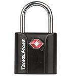 1-Pack TSA Approved Luggage Key Lock for Travel | Suitcase Lock with Keys | TSA Lock | Luggage Lock | Suitcase Padlock with Keys | Black