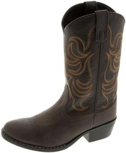 Smoky Mountain Childrens Monterey Western Cowboy Boots Brown Size: 6 Big Kid