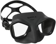 Mares Viper Mask for Freediving and Spearfishing - Low Volume Wide-Field Diving Mask with Fog-Resistant Silicone Skirt & Ergonomic Strap, Black