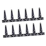 T Hinges 12pcs Barn Door Hinges Bla