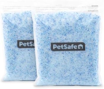 PetSafe ScoopFree Premium Crystal Cat Litter - 5x Better Odor Control Than Clay Litter - Less Tracking & Dust For A Fresh Home - Non-Clumping - Two 4.3 lb Bags Of Litter (8.6 lb Total) - Original Blue