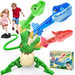 Dislocati Dinosaur Toys for Boys, Garden Games Toy Rockets Toys for 3-11 Year Old Boys Toys Age 3-9 Rocket Toy Launcher for Kids Toys Age 3-9 Gifts for 3-9 Year Old Boys Girls Gifts Outdoor Toys