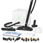Dupray Neat Steam Cleaner with 27-Piece Kit – Chemical-Free, Powerful Steam Cleaning for Floors, Cars, Tiles, and More, *Kills 99.9% of Bacteria & Viruses (Includes 11 Brass Brushes)