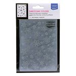 Vaessen Creative Embossing Folder, Snowflake 5,7x4,25x0,19 inches, 1 Unit, for Birthday, Birth, Christmas Cards and Paper Crafts