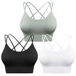 Sykooria 1-3 Pack Strappy Sports Br