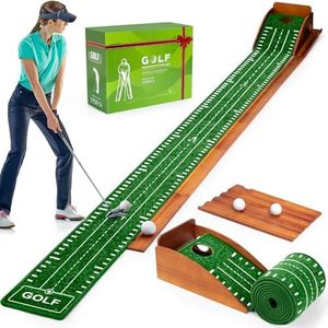 Putting Mat Indoor Golf, Golf Putting Mat with Ball Return, Golf Putting, Putting Mat, Putting Green, Golf Putting Mats for Home, Office, Garden