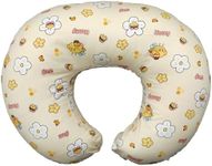 Nursing Pillow, Breastfeeding Pillows with Standard Size Removable Cover, Breast Feeding Pillow with Breathable Filling, Ergonomic Nursing Essentials for Bottle and Breastfeeding- Honey Bee…