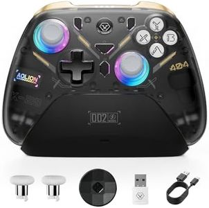 Aolion gaming K20 Wireless Controller for Switch 2/Switch/PC/iOS/Android, Hall Effect Joysticks & Triggers, 1000Hz Polling Rate, Tri-Mode, Modular Design, RGB Charging Dock
