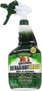 Nature’s MACE Deer & Rabbit Repellent 40oz Spray/Covers 1,400 Sq. Ft. / Repel Deer from Your Home & Garden/Safe to use Around Children, Plants & Produce/Protect Your Garden Instantly