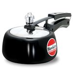 HAWKINS CB15 Hard Anodised Pressure Cooker, Aluminum, Contura Black, 1.5-Liter