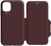 EFM Monaco D3O Leather Wallet Case Armour - for iPhone 11 Pro - Mulberry