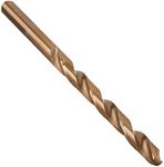 BOSCH CO2143 1-Piece 1/4 In. x 4 In. Cobalt Metal Drill Bit for Drilling Applications in Light-Gauge Metal, High-Carbon Steel, Aluminum and Ally Steel, Cast Iron, Stainless Steel, Titanium