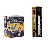 Control D Lancing Device & 100 Round Lancets, White